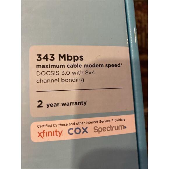 Motorola 8x4 CABLE MODEM Model MB7220 New - Picture 3 of 16